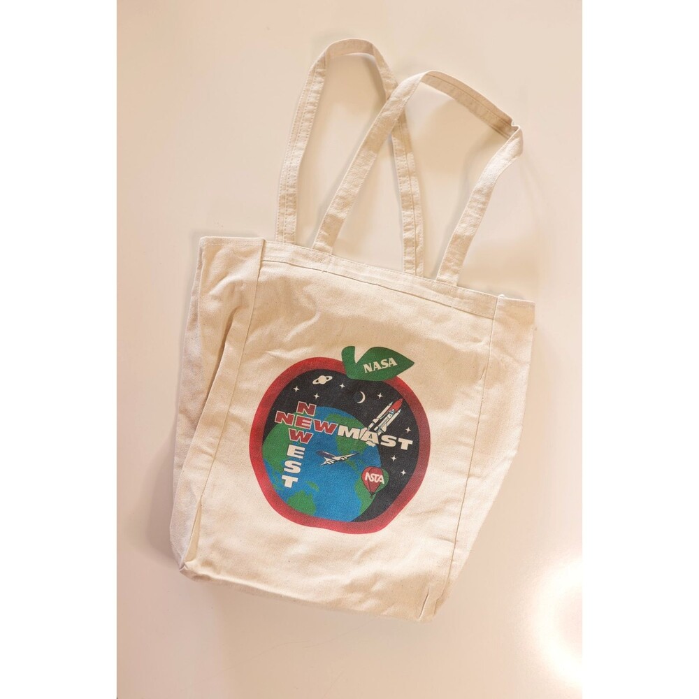 Vintage NOS NASA USA Reusable Tote Canvas Bag New Mast Newest